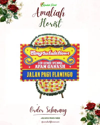 Bunga Papan Congratulation di Sisir